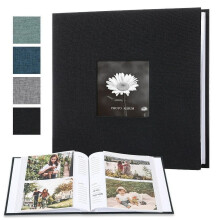 Linen Photo Album Acid-Free PVC-Free Large 300 Photos Small