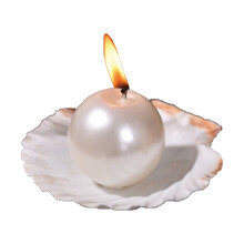 Pearl Candle Smokeless Scented 4x4x2 inches