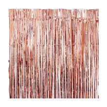 Gold Foil Backdrop and Streamers for Parties 1 Pack