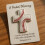 Baseball Blessing Card Synthetic Leather Handcrafted 1