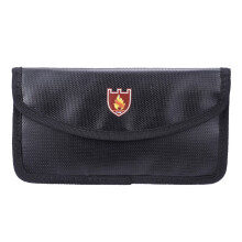 Fireproof Document Bag Black 1 Pack 8.3 x 4.5 Inches