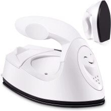 Mini iron heat press for DIY crafts white portable