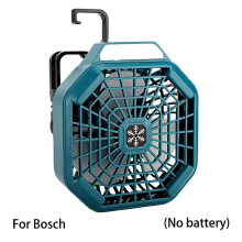 Cordless Camping Fan for 14.4-18V Batteries with LED Light