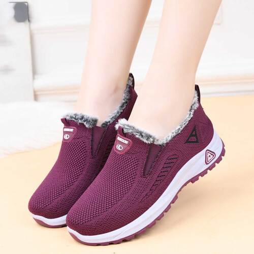 Women's Snow Boots Purple Size 8 1