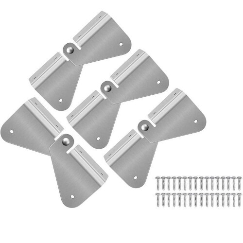 Gutter Extension Hinges Heavy Duty Metal 2 Pack