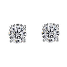 Crystal Magnetic Ear Studs Zircon Non-Piercing 5pcs