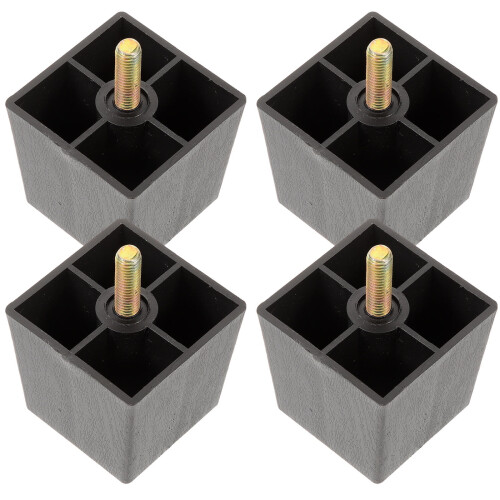 Rubber Plastic Sofa Legs 4 Pcs