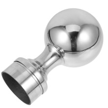 Stainless Steel Fence Post Cap 5 Inch Silver