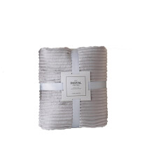 Cable Knit Throw Blanket Cotton Waffle Queen Size