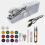 Handheld Sewing Machine Portable White Set of 23 1