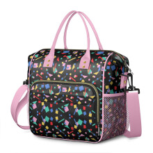 Polka Dot Picnic Bag Insulated Cooler Tote 1