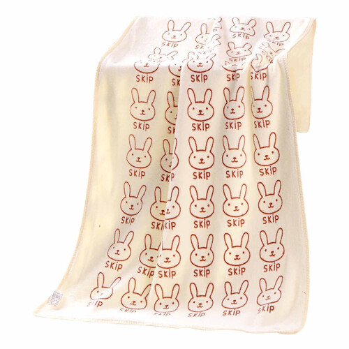 Rabbit Print Microfiber Towel 14x30 Inch 1