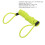 Motorcycle Disc Lock with Spring Reminder Coil Cable Yellow 4