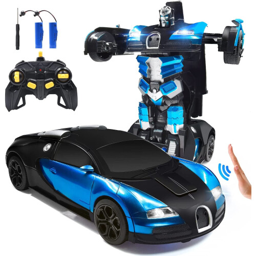 RC Robot Car for Kids Blue 1:14 Scale