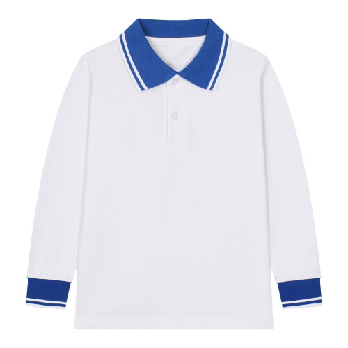 Boys Rugby Shirt Long Sleeve Oversized Thermal Button-Down 1