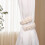 Handwoven Cotton Jute Curtain Tiebacks Brown Beige 2