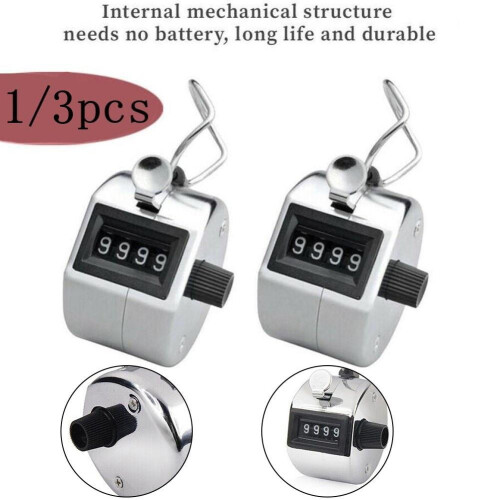4-Digit Mechanical Hand Tally Counter 1