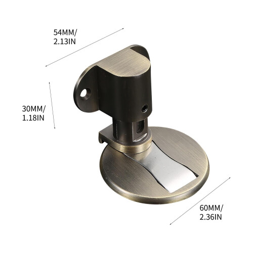 Adjustable Invisible Door Suction Stop 304 Stainless Steel 2