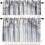 Christmas kitchen curtains and valances set snowflake 1