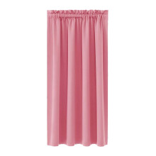 Solid Heat Insulation Curtain Pink 63x38 Inch