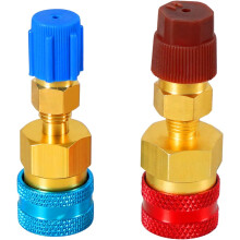 R1234YF to R134A adjustable quick adapter kit for