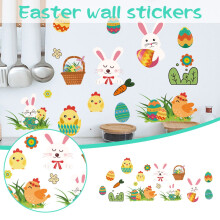 Extra Large Easter Egg Window Clings Spring Decor