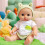 Talking Vinyl Simulation Doll Soft Rubber Reborn Toy 5
