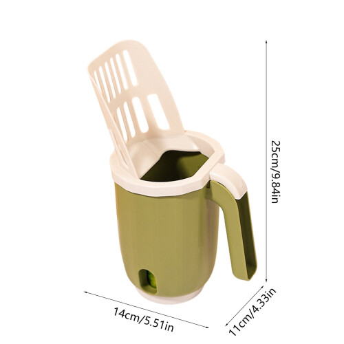 Portable Litter Scoop with Holder and Waste Container 2