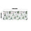 Christmas Kitchen Curtain Valance White Green Snowman Tree 3