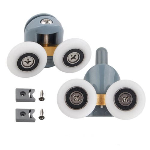 Adjustable Cabin Pulley Shower Door Rollers Upper and Bottom