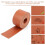 Lychee Pattern Imitation Leather Band Chocolate 2M Roll 4