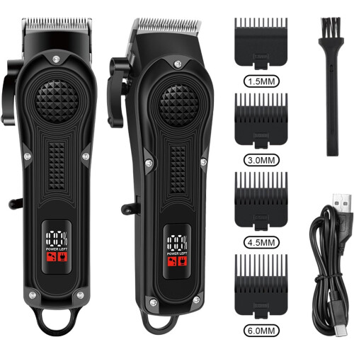 Cordless Hair Clippers for Men Adjustable LED Rechargeable 1