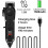 Cordless Hair Clippers for Men Adjustable LED Rechargeable 5
