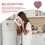 Heart Shaped Stainless Steel Dishwasher Magnets 2PCS 5