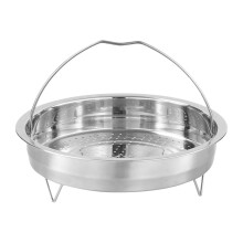 Stainless Steel Steamer Basket with Handle 22 cm