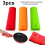 Silicone Hot Handle Holders Non-Slip Heat Resistant 3 Pcs 1