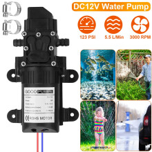 12V 100W Electric Diaphragm Water Pump 123 PSI