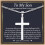 Cross Necklace Silver Cuban Link Chain for Men 1