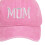 Embroidered Baseball Hat for Mom Pink Sun Hat 1 Pack 7