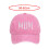 Embroidered Baseball Hat for Mom Pink Sun Hat 1 Pack 8