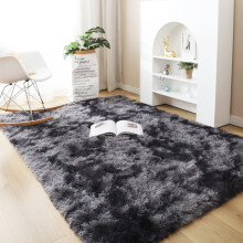DODOING Shaggy Faux Fur Area Rug Rectangle 5 Sizes 6 Colors