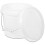 White Plastic Paint Bucket with Lid and Handle 1 Gallon 1
