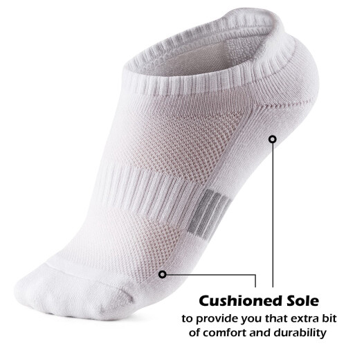 Women's Ankle Socks Running Cushioned 5-Pair 2