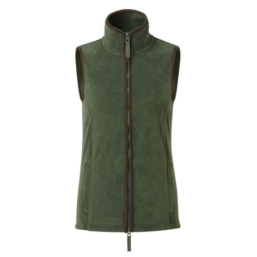 Premier (S, Moss Green/Brown) Womens/Ladies Artisan Fleece Gilet