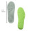 Green Super Soft Massage Insoles Size 37-38 5