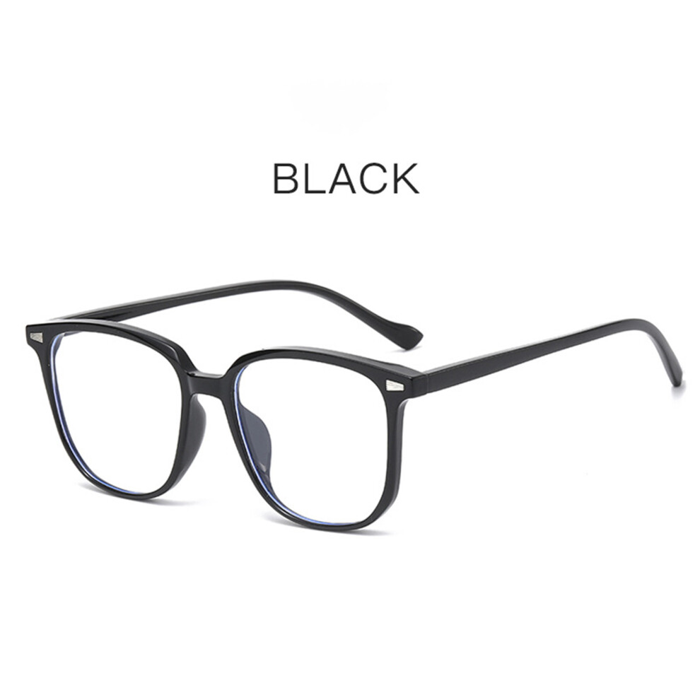 Dachuang Beauty (Bright Black) Blue Light Blocking Square Glasses For Women & Men