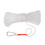 Hollow Life Rope with Single Spring Hook, 49 ft Braided 1