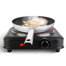 Electric Countertop Single Burner 1200W 7.5 inch Glass Hot