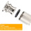 Stainless Steel Union Tee Push-to-Connect Fitting 2