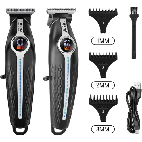 Professional Cordless Hair Trimmer for Men with LED Display 1